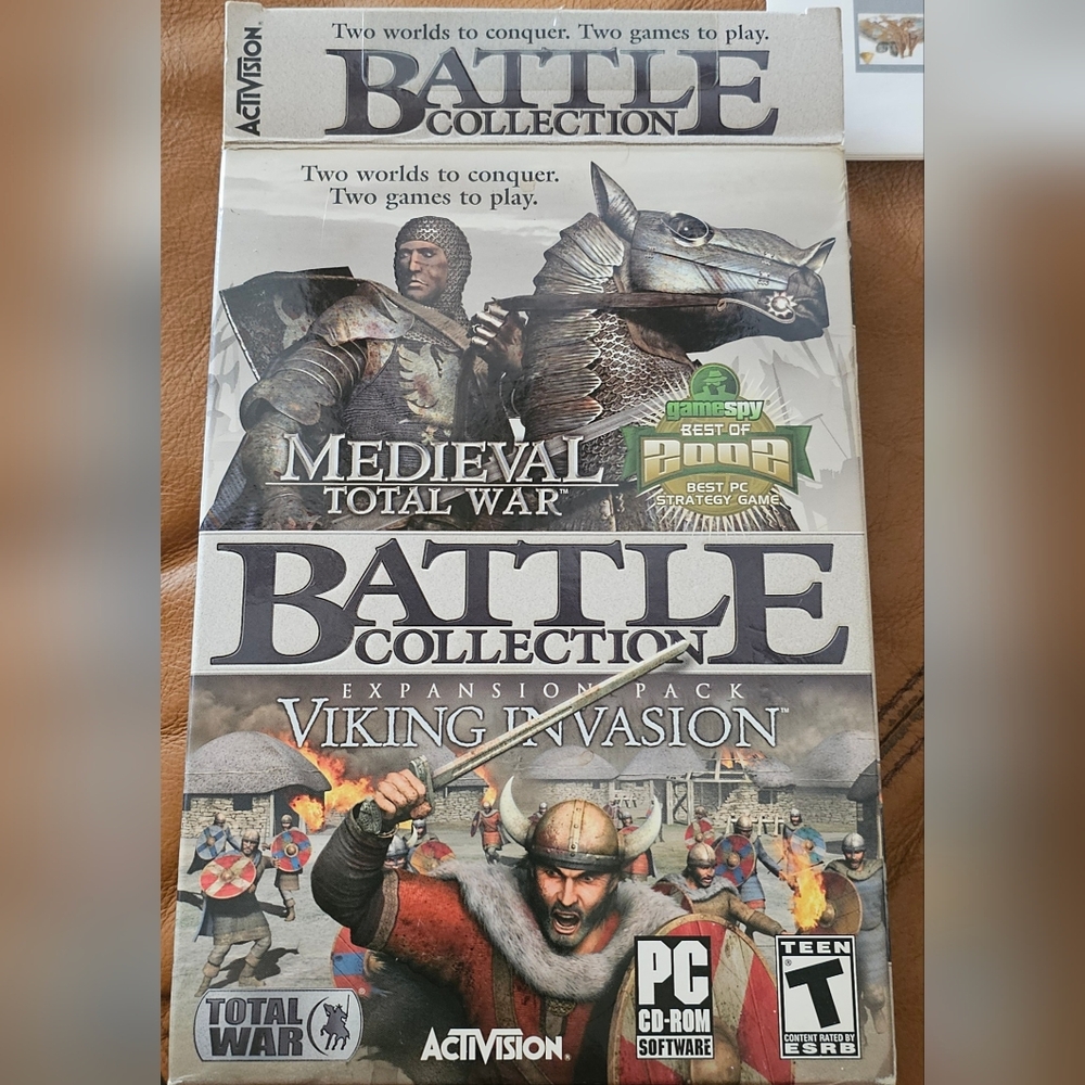 Medieval:Total War Battle Collection PC Game Base Game And Viking Invasion Pack‎
